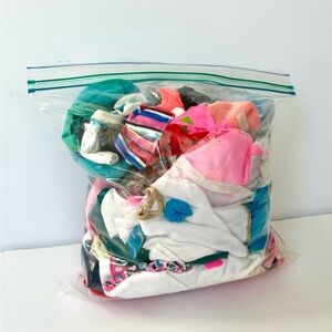 Large bag of Barbie and small doll clothes! Over 100 pcs!